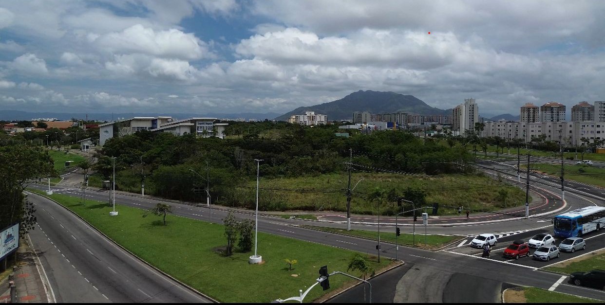 Vista aérea do bairro